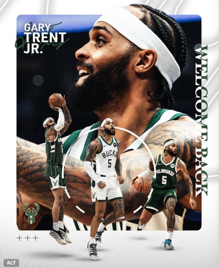 凯发K8手机端、APP下载、流畅界面、智能推荐、高效操作-2年750万！雄鹿官宣签回小加里-特伦特：欢迎回归 GT